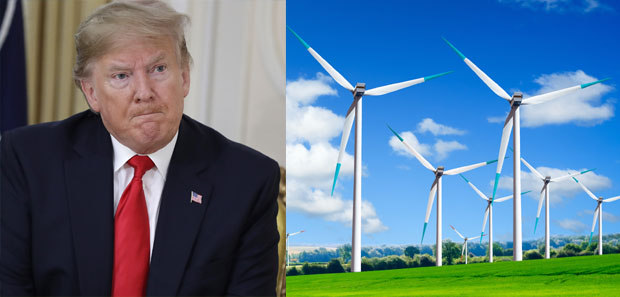 Трамп заратио са ветрењачама